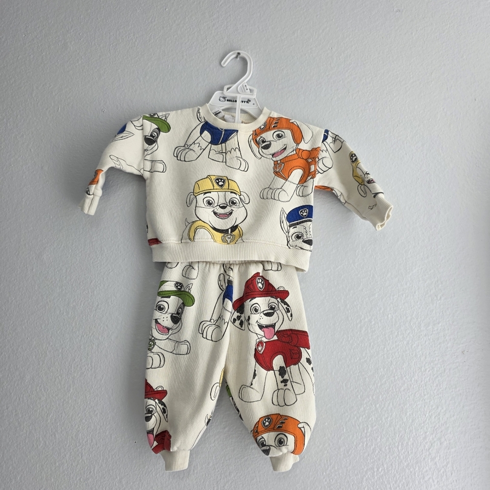 Zara Paw Patrol Nickeloneon Baby Set 2 Pieces.